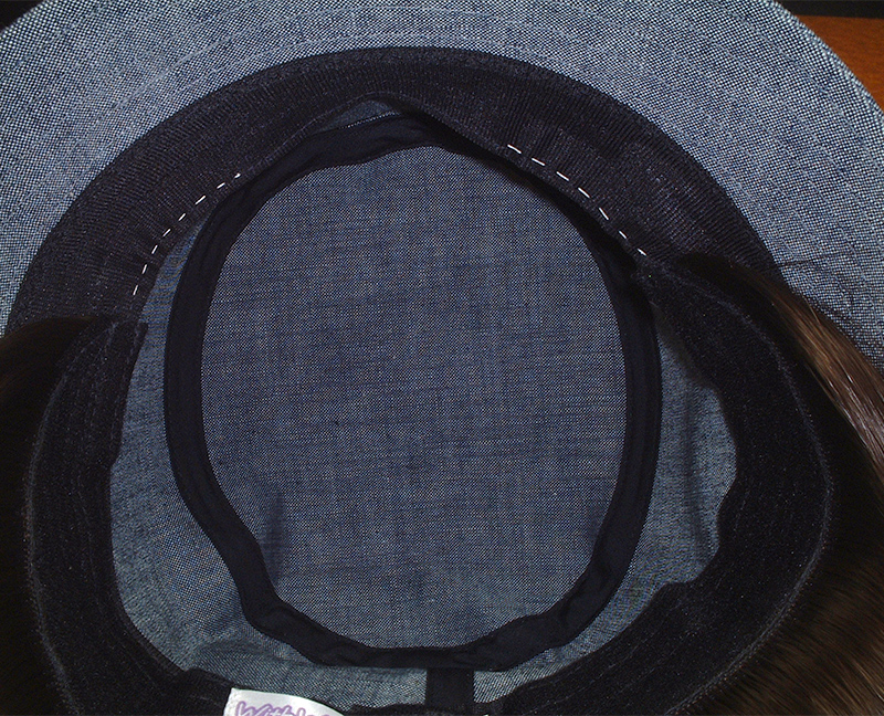 帽子のサイズダウン5